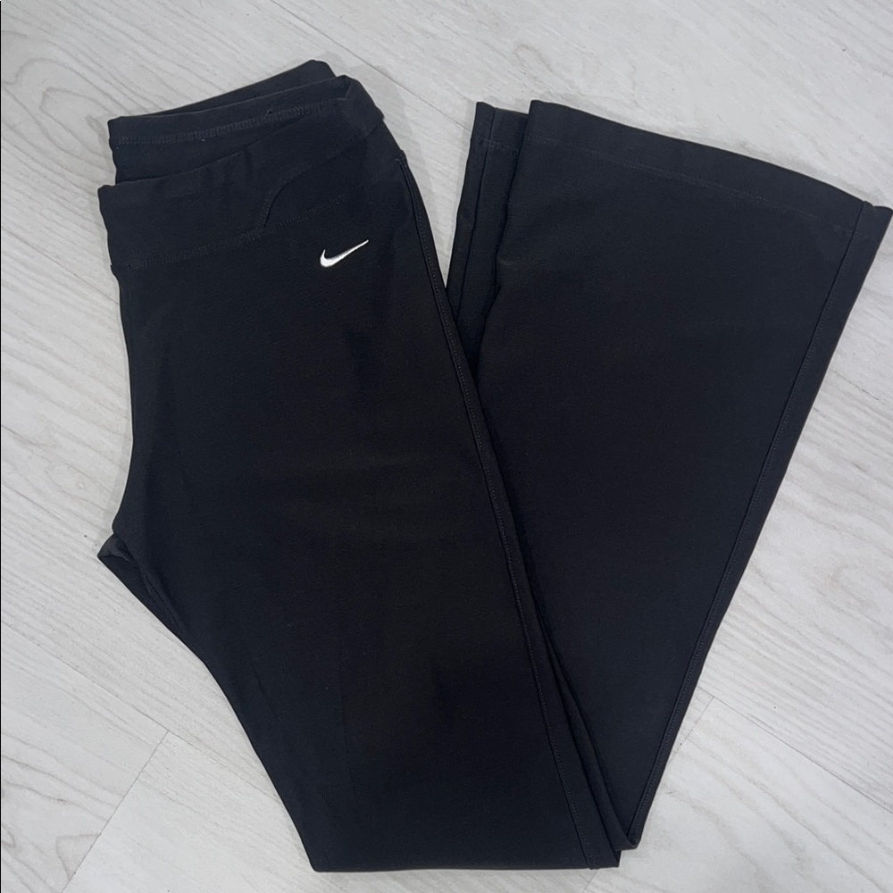 Nike Charcoal Gray Athletic Pants Wide Leg
